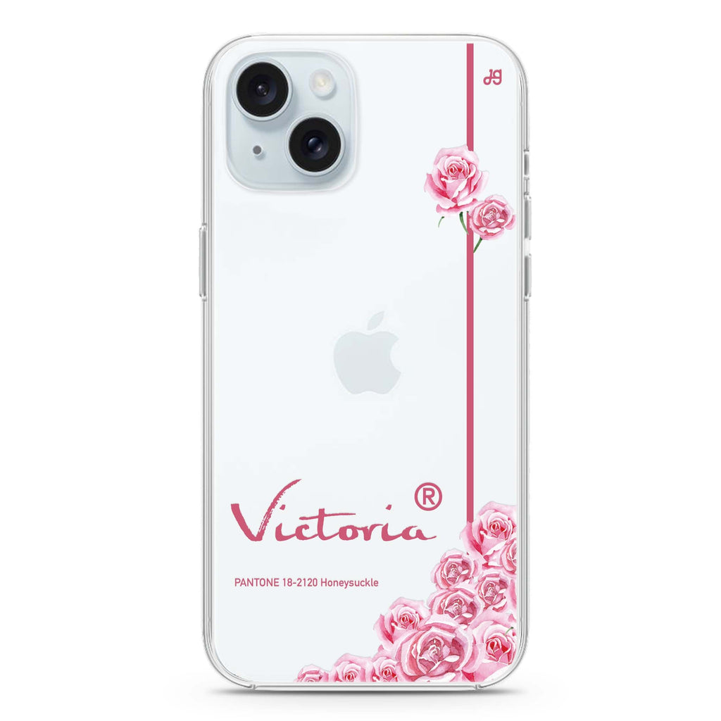 #18-2120 Honeysuckle II iPhone 15 plus Ultra Clear Case