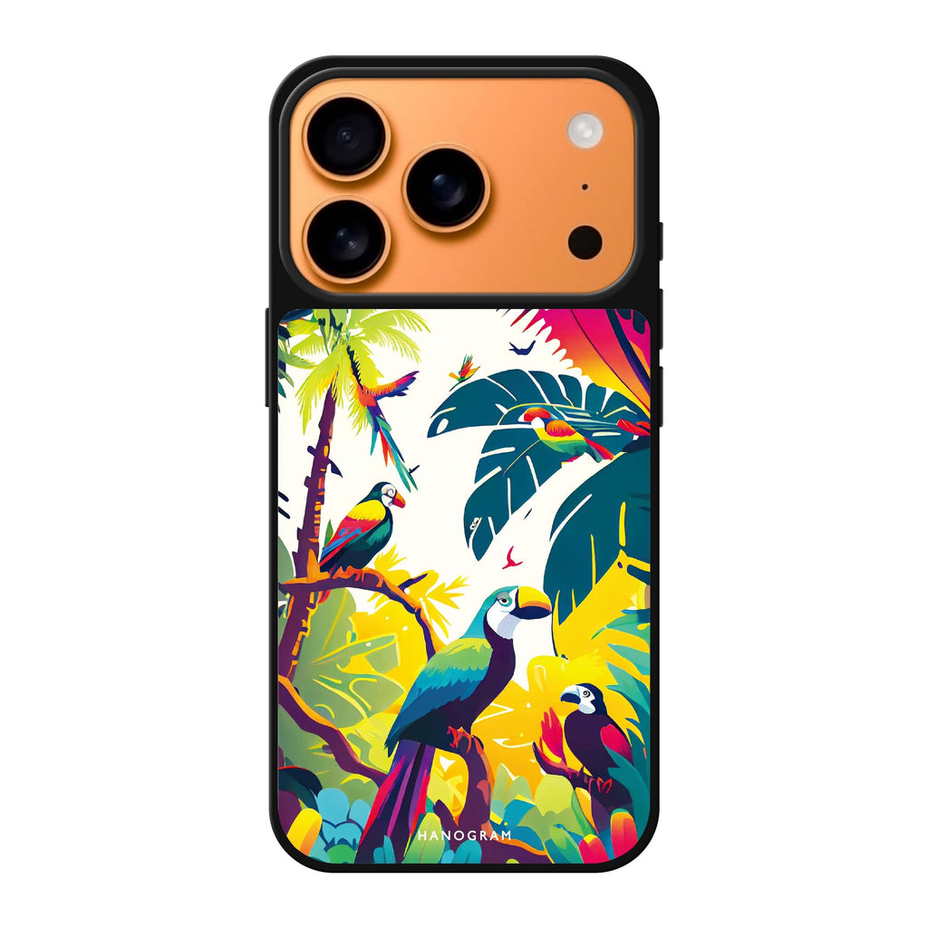 Tropical birds #1 summer bird animal iPhone 17 Pro Max mirror case