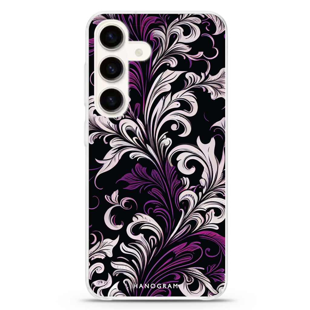 Floral Samsung Galaxy Ultra Clear Case