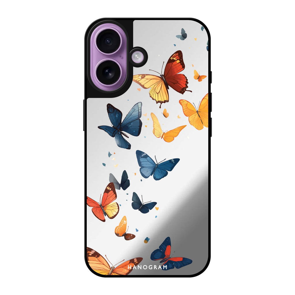 Reflective iPhone 16 Mirror Case –Quiet Flight iPhone Design