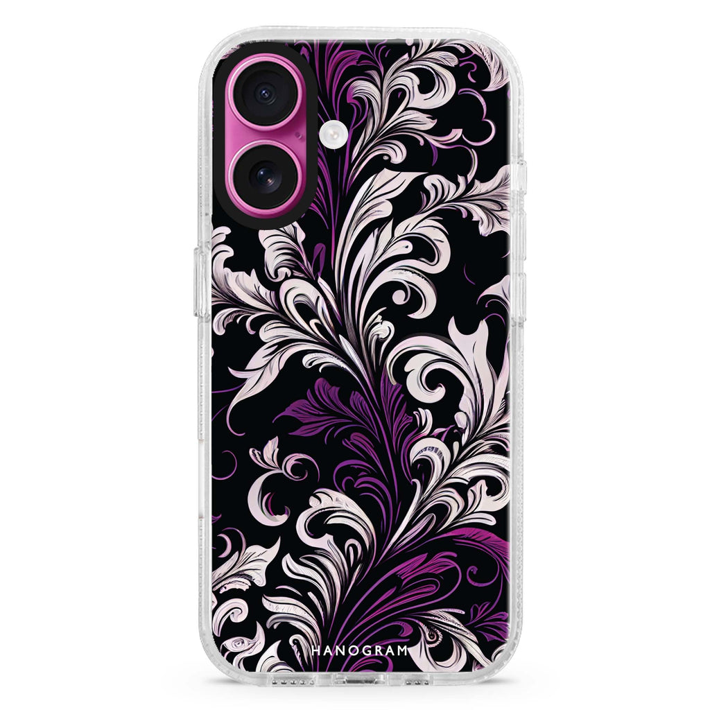 Floral MagSafe Compatible iPhone 16 Ultra Clear Case - Personalized and Stylish Protection