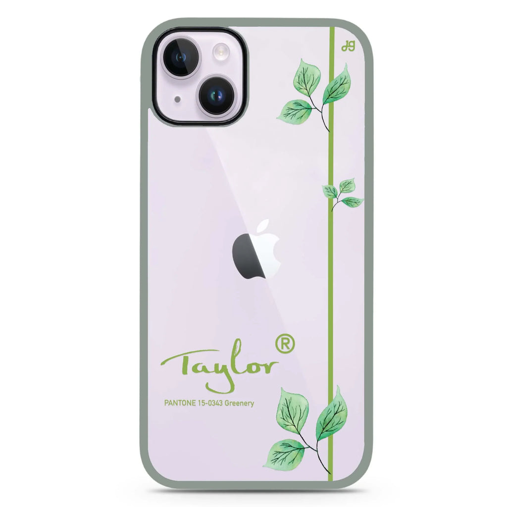 #15-0343 Greenery II iPhone 15 Impact Guard Bumper Case
