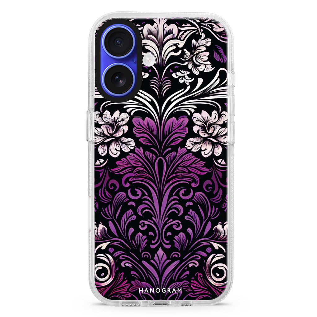 Floral MagSafe Compatible iPhone 16 Ultra Clear Case - Personalized and Stylish Protection