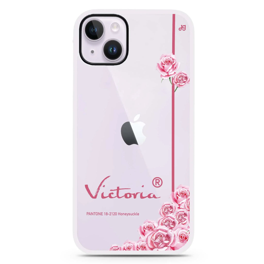 #18-2120 Honeysuckle II iPhone 15 Plus Impact Guard Bumper Case