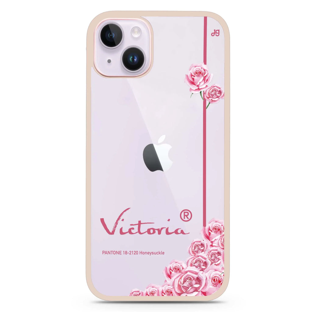 #18-2120 Honeysuckle II iPhone 15 Impact Guard Bumper Case