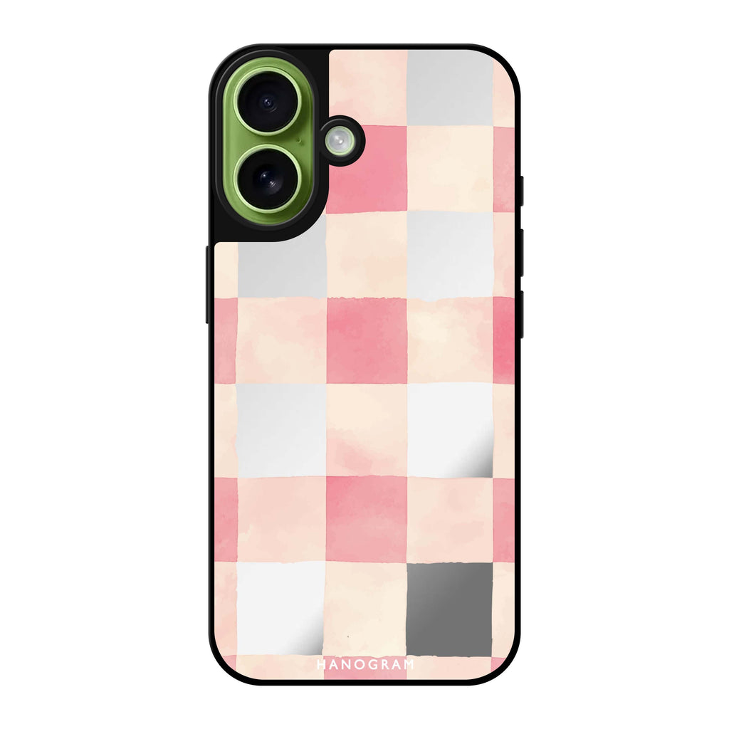 Reflective iPhone 16 Mirror Case –Rosy Picnic iPhone Design