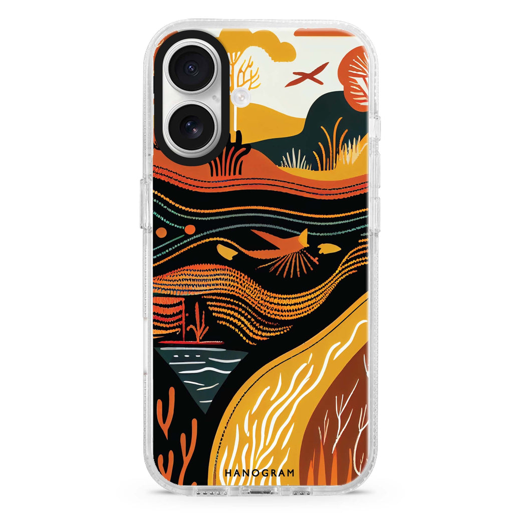 Abstract painting MagSafe Compatible iPhone 16 Ultra Clear Case - Personalized and Stylish Protection