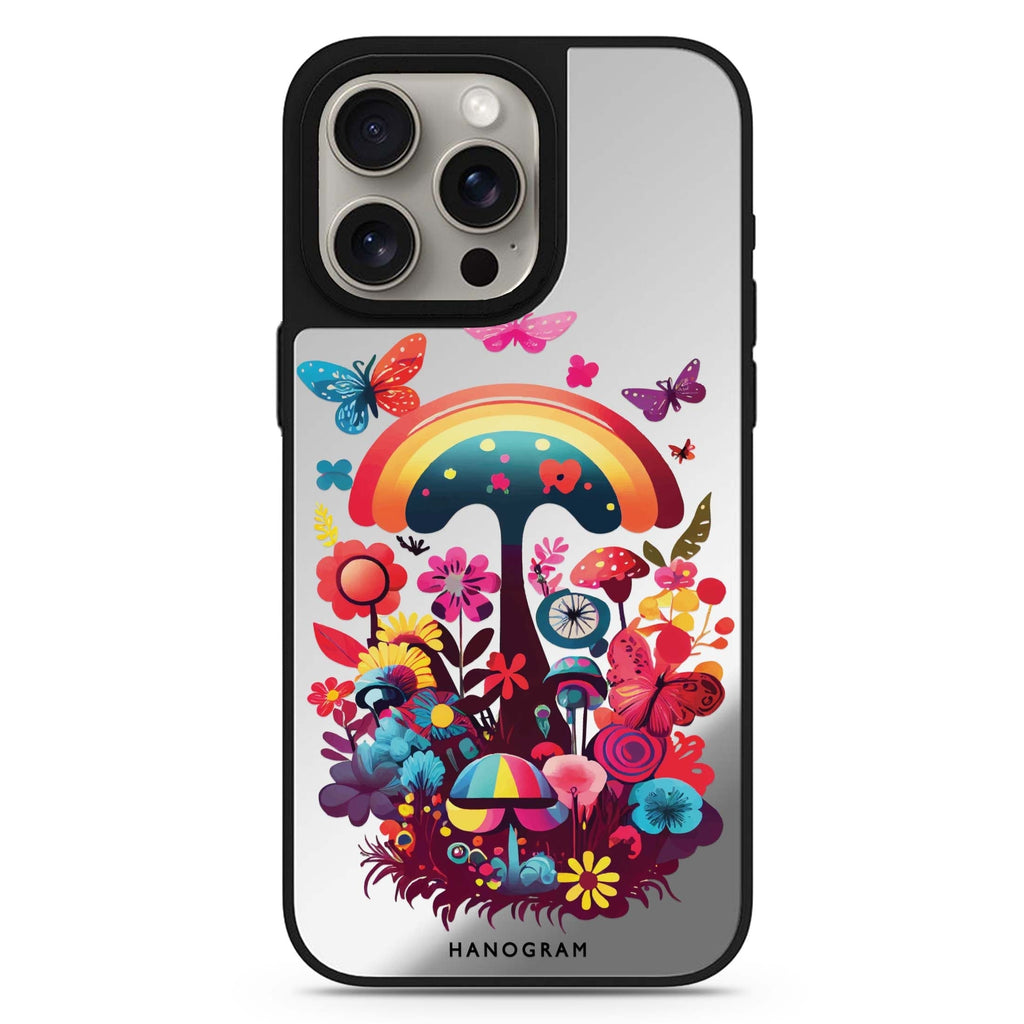 Magic Garden MagSafe compatible mirror case for iPhone 16/15/14 Pro Max and Pro, main view