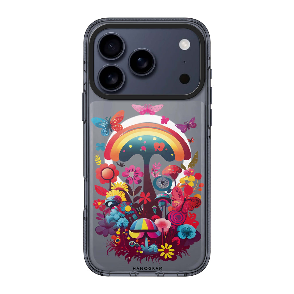 Magic Garden floral nature whimsical spring iPhone 17 Pro Max ultra clear case