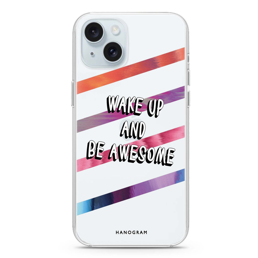 Wake up iPhone Ultra Clear Case