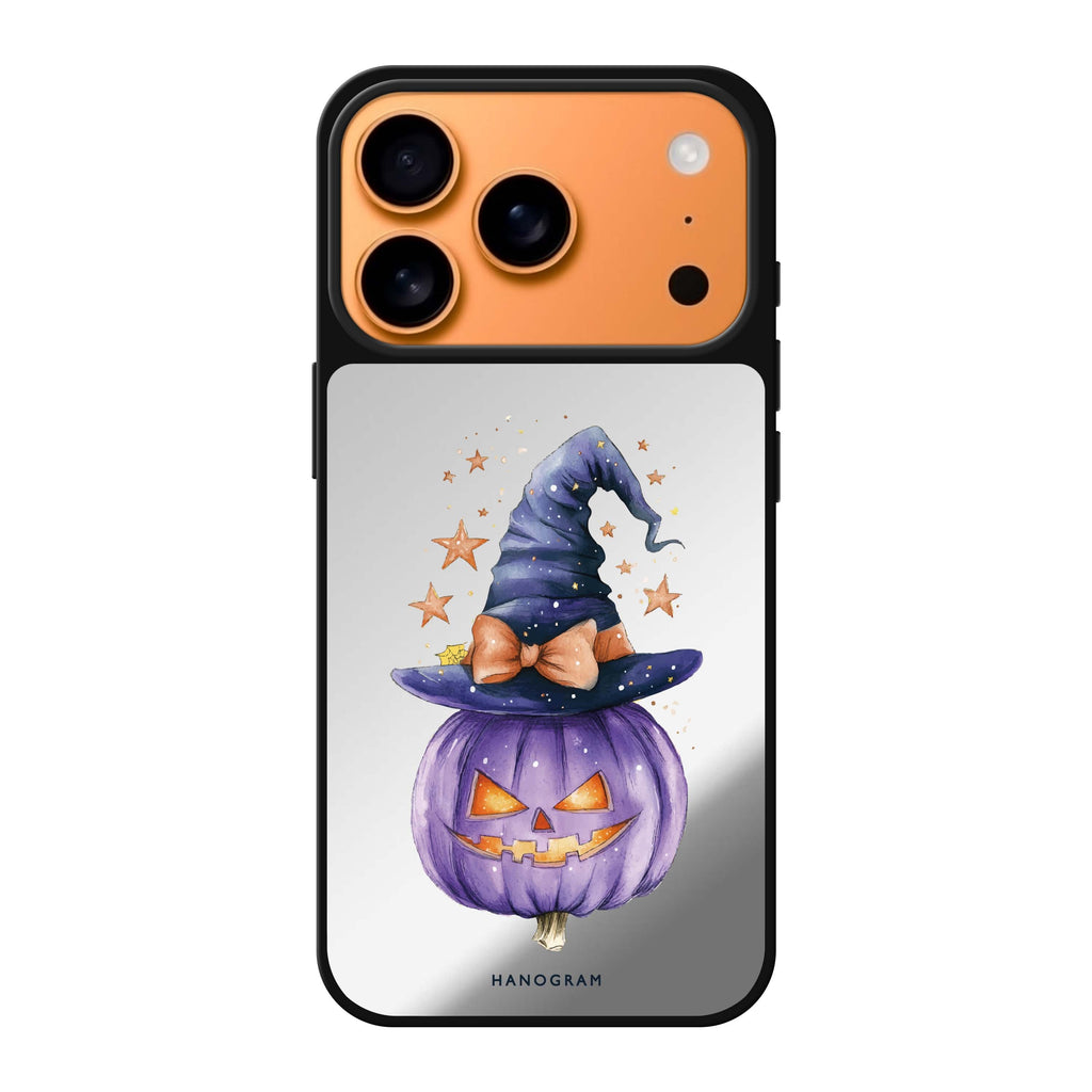 Starry Bow Pumpkin halloween bow pumpkin celestial iPhone 17 Pro Max mirror case