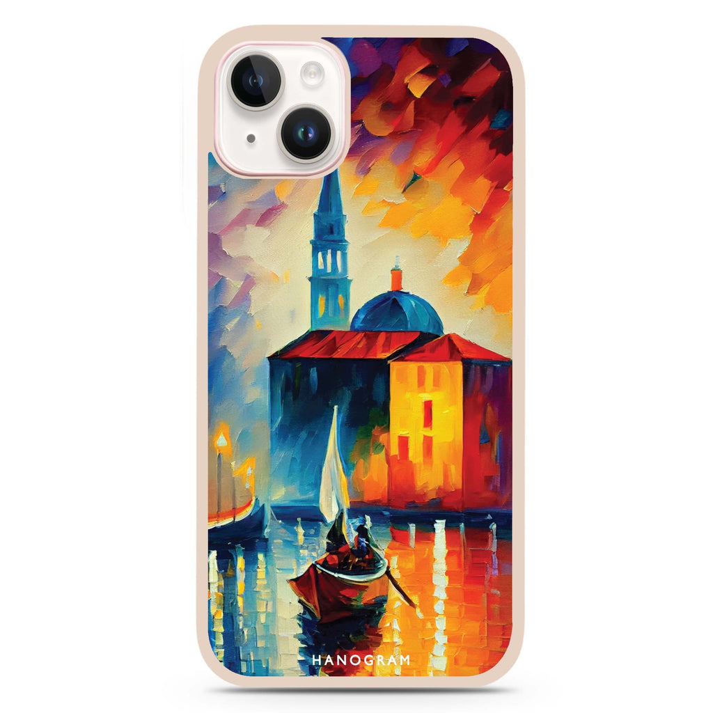 A Boat in Italy iPhone 15 Impact Guard Bumper Case
