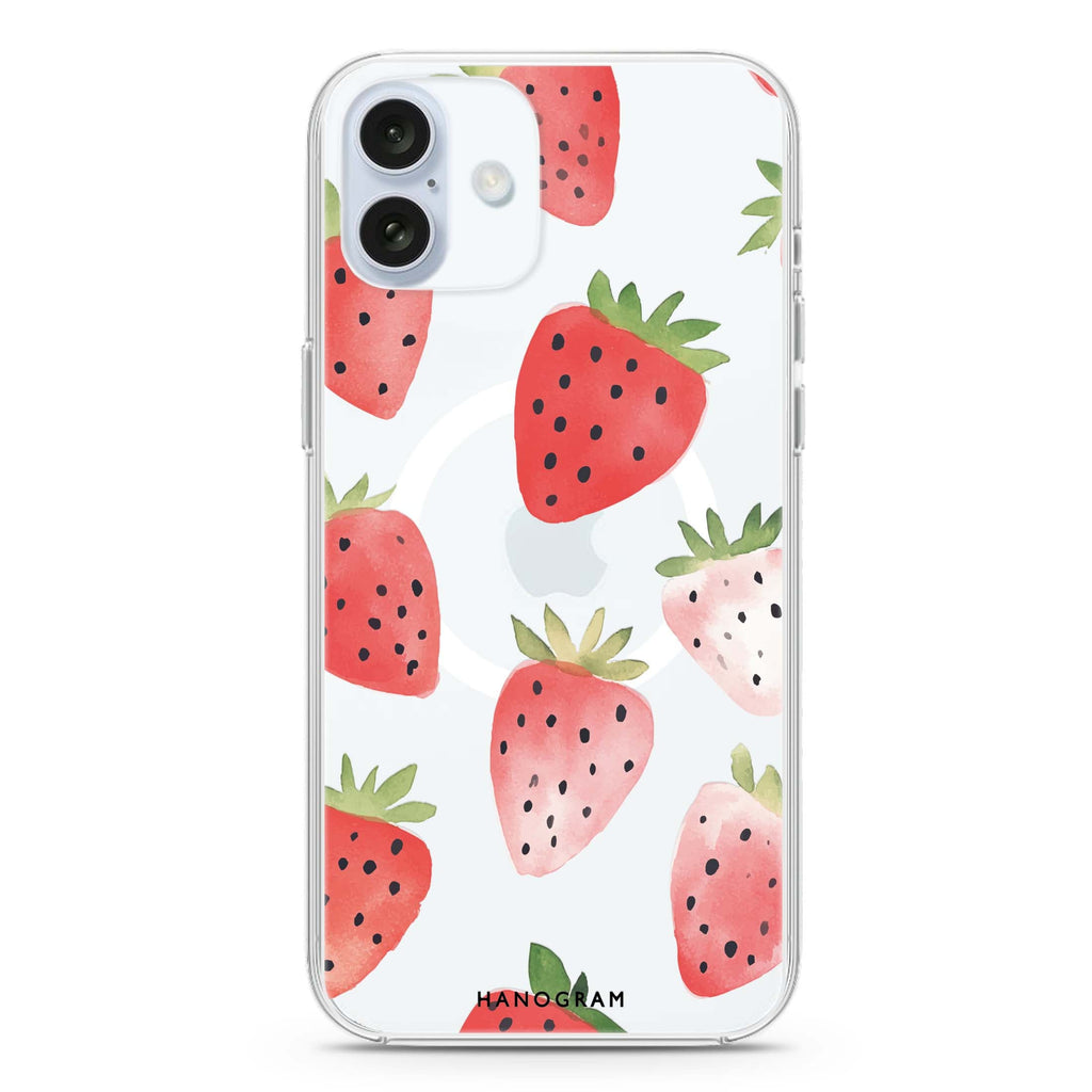 Berry Breeze MagSafe Compatible Ultra Clear Case