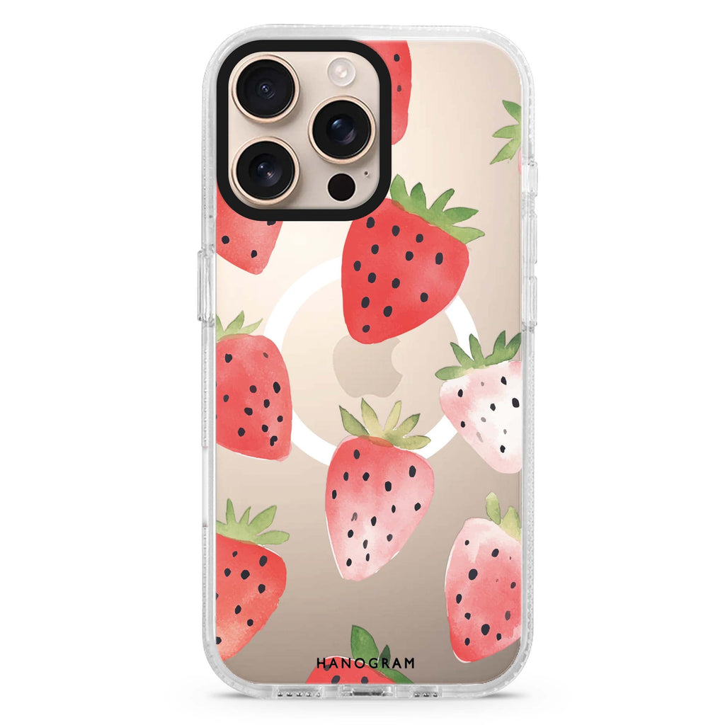 Berry Breeze MagSafe Compatible Ultra Clear Case