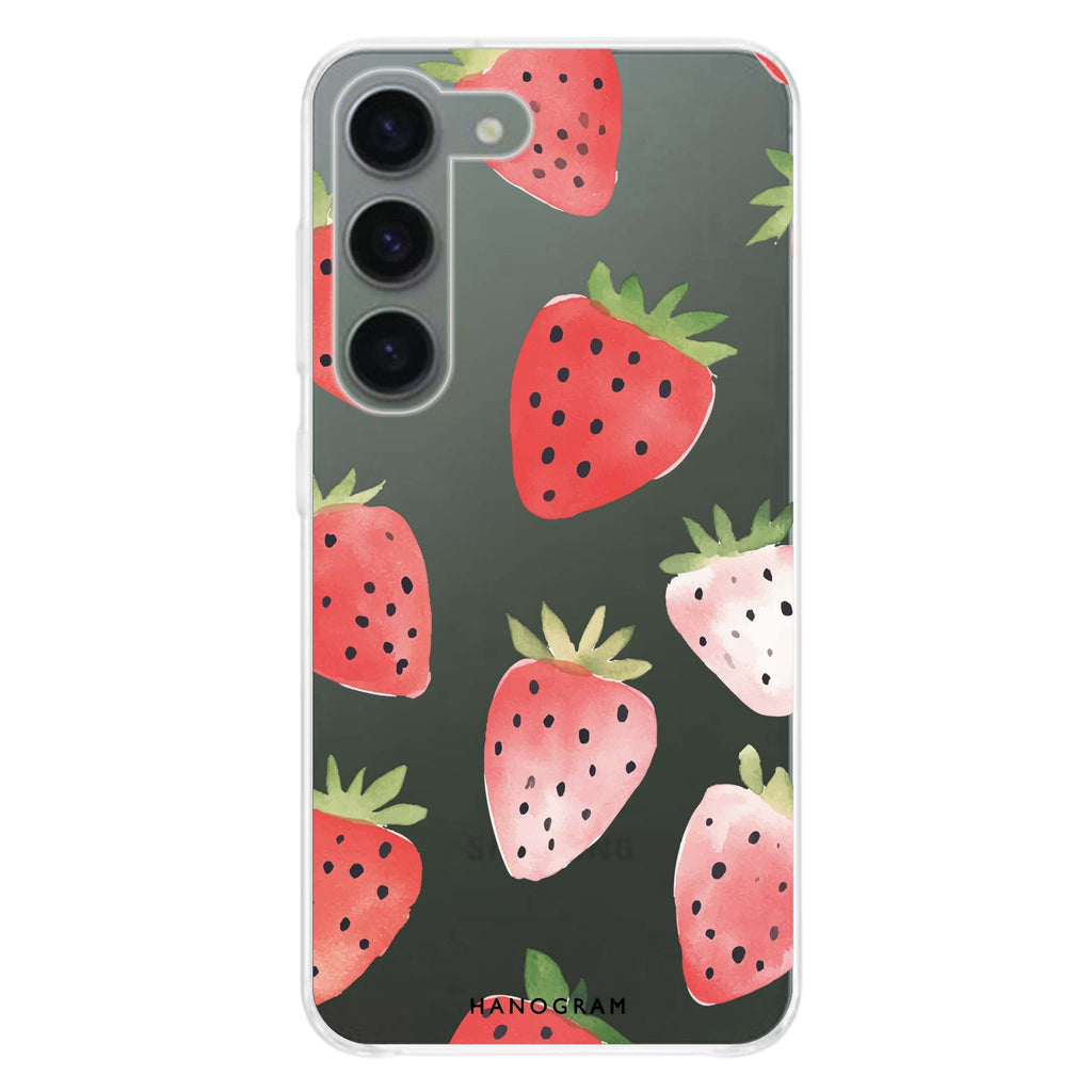 Berry Breeze ultra-clear case for Samsung Galaxy S23/S22, front view