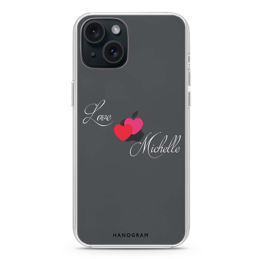 Sweet Heart iPhone 15 Plus Ultra Clear Case