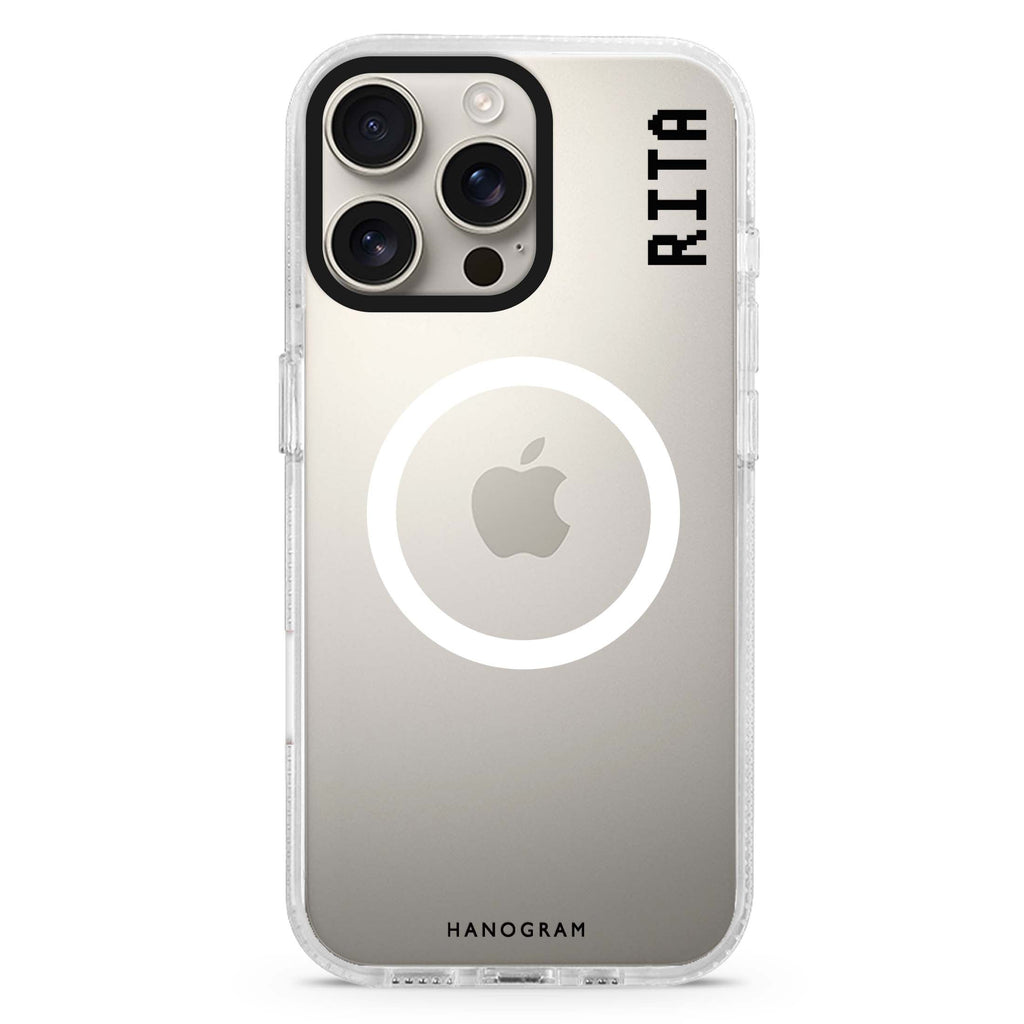 Art of Classic Floral MagSafe Compatible iPhone 16 Pro Ultra Clear Case - Personalized and Stylish Protection