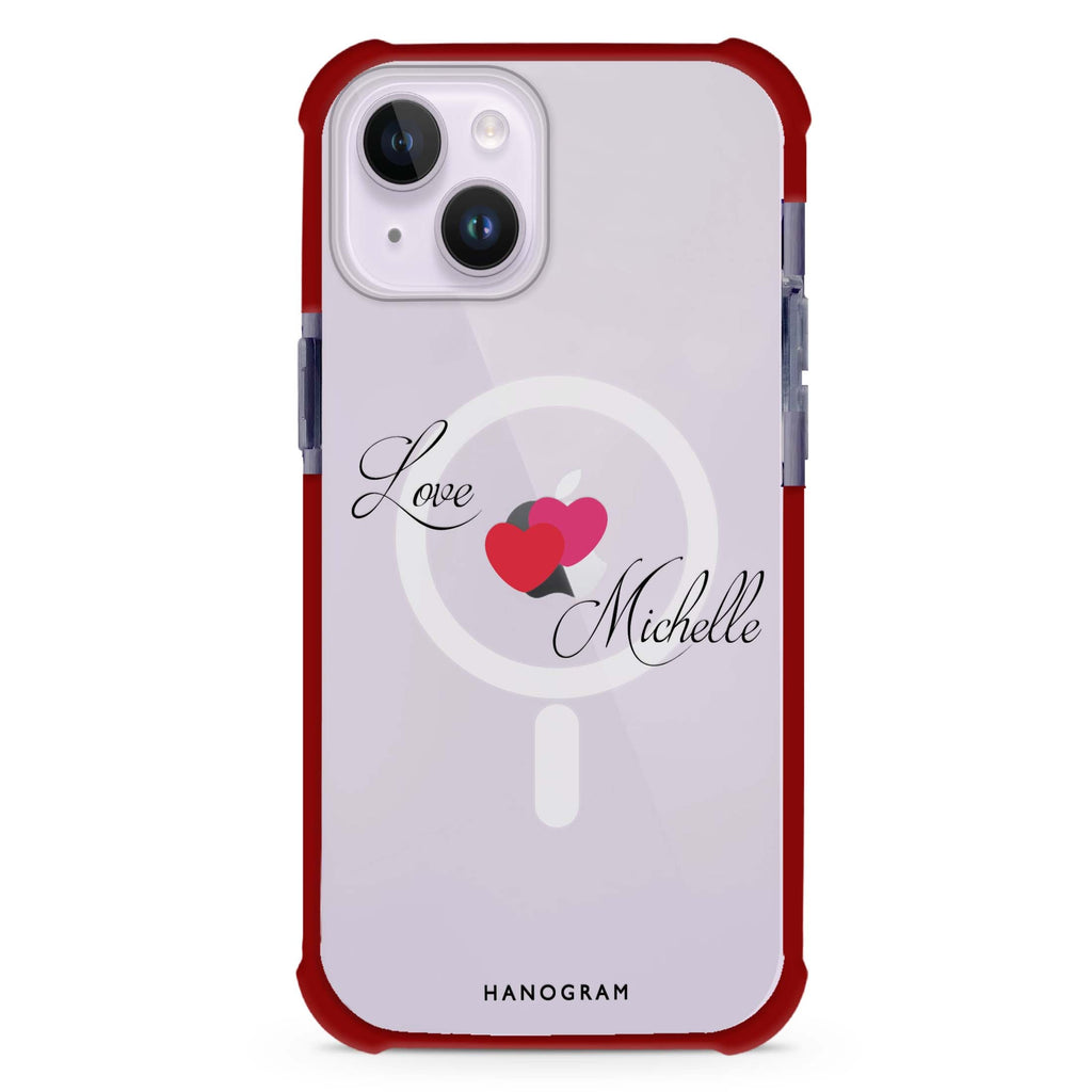 Sweet Heart iPhone 15 Plus MagSafe Compatible Ultra Shockproof Case