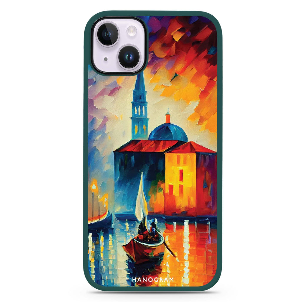 A Boat in Italy iPhone 15 Plus Impact Guard Bumper Case