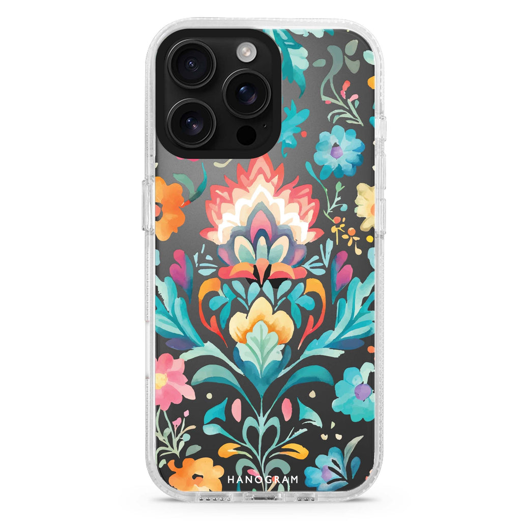 Watercolor Floral iPhone 16 Pro & 16 Pro Max Case - Personalized and Stylish Protection