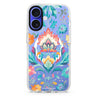 Watercolor Floral MagSafe Compatible iPhone 16 Ultra Clear Case - Personalized and Stylish Protection