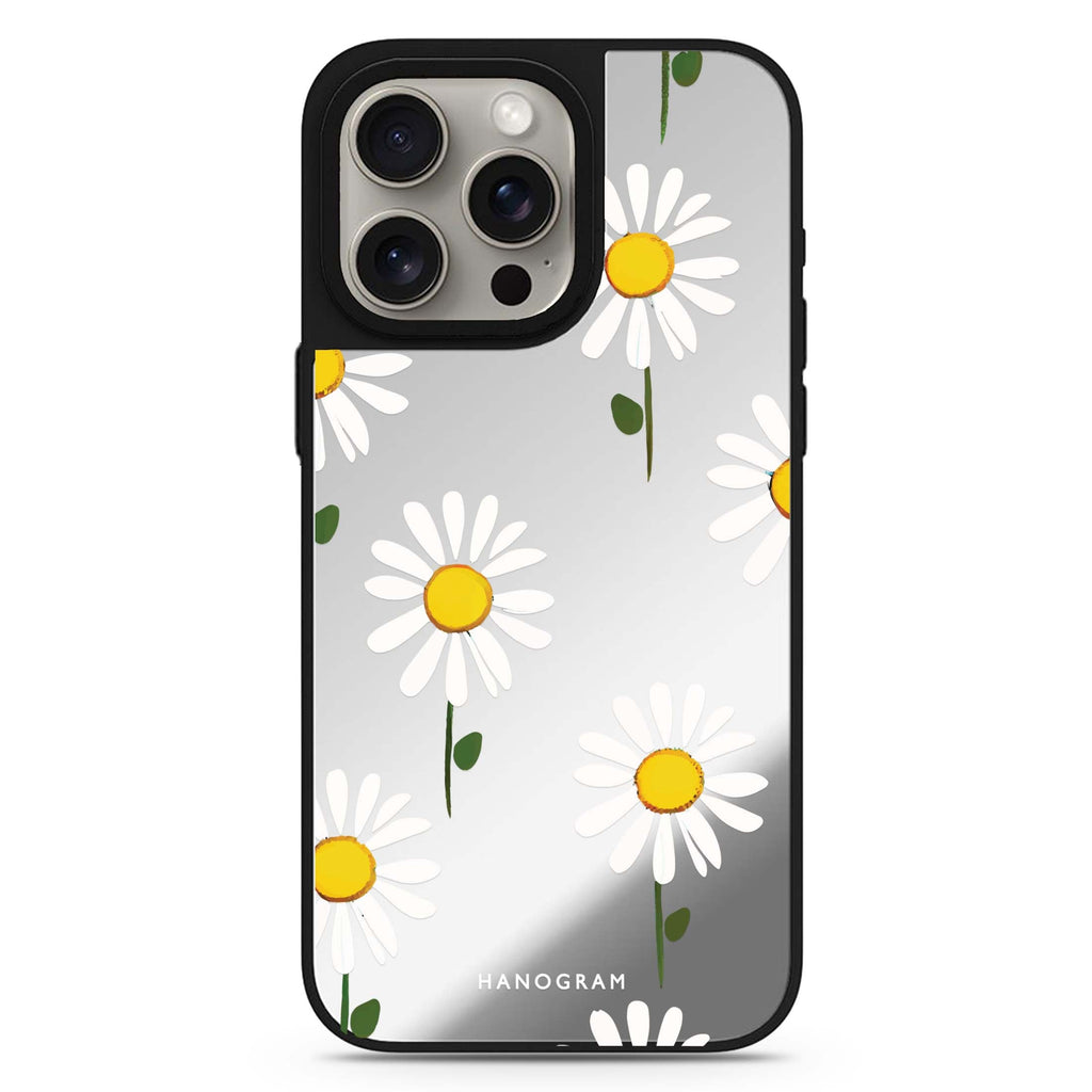 Little Flowers MagSafe compatible mirror case for iPhone 16/15/14 Pro Max and Pro, main view