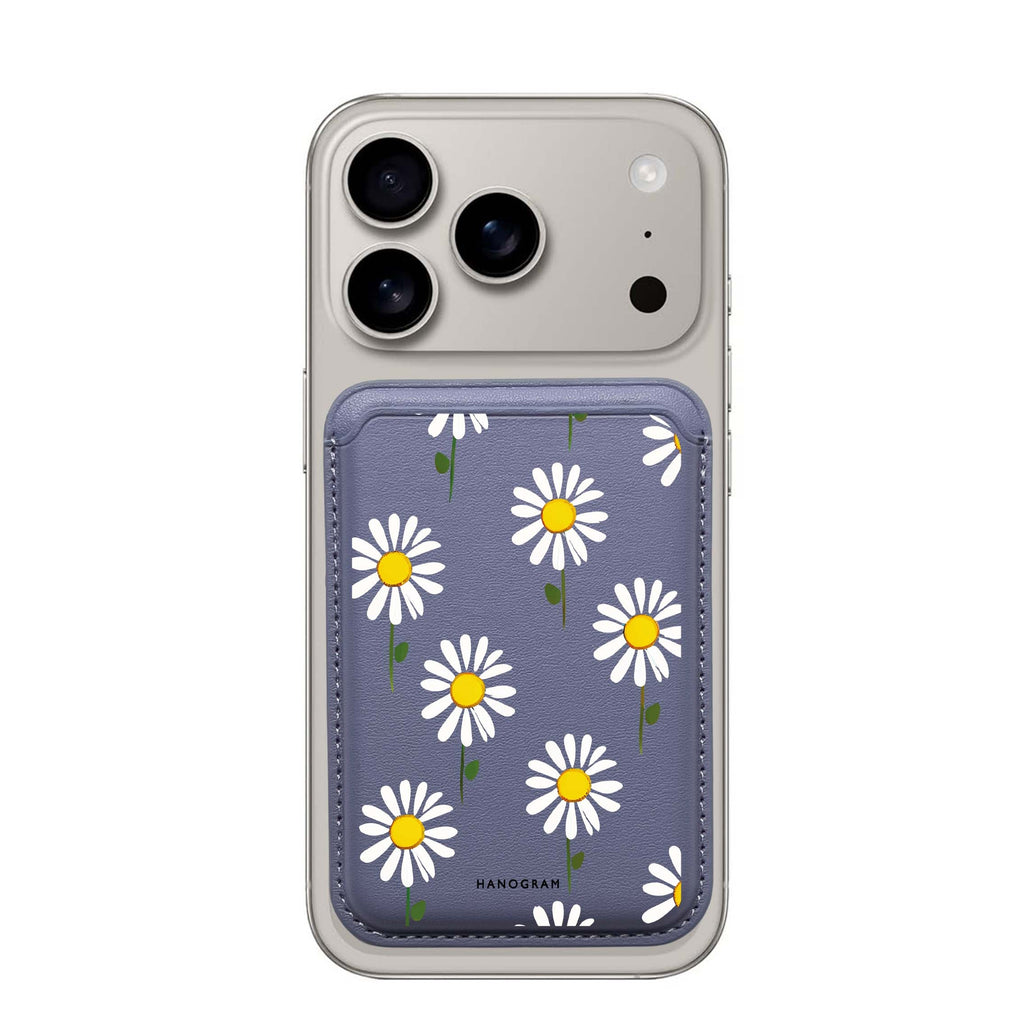 Little Flowers MagSafe wallet for iPhone, slim magnetic card holder, main view