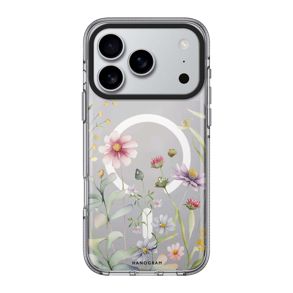 Floral Style 6 flower floral spring iPhone 17 Pro Max ultra clear case