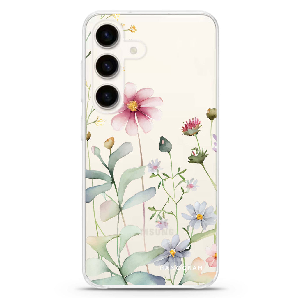 Floral Samsung Galaxy Ultra Clear Case