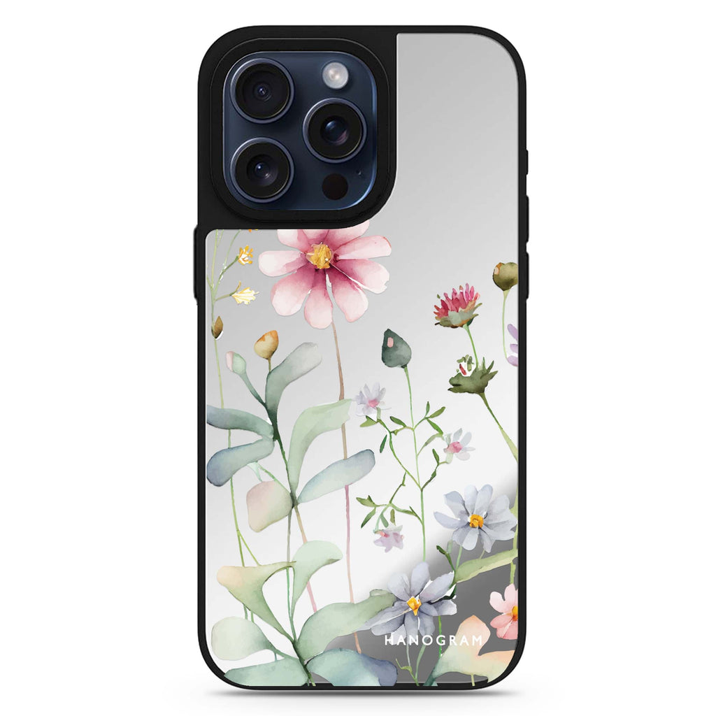 Floral #3 MagSafe compatible mirror case for iPhone 16/15/14 Pro Max and Pro, main view