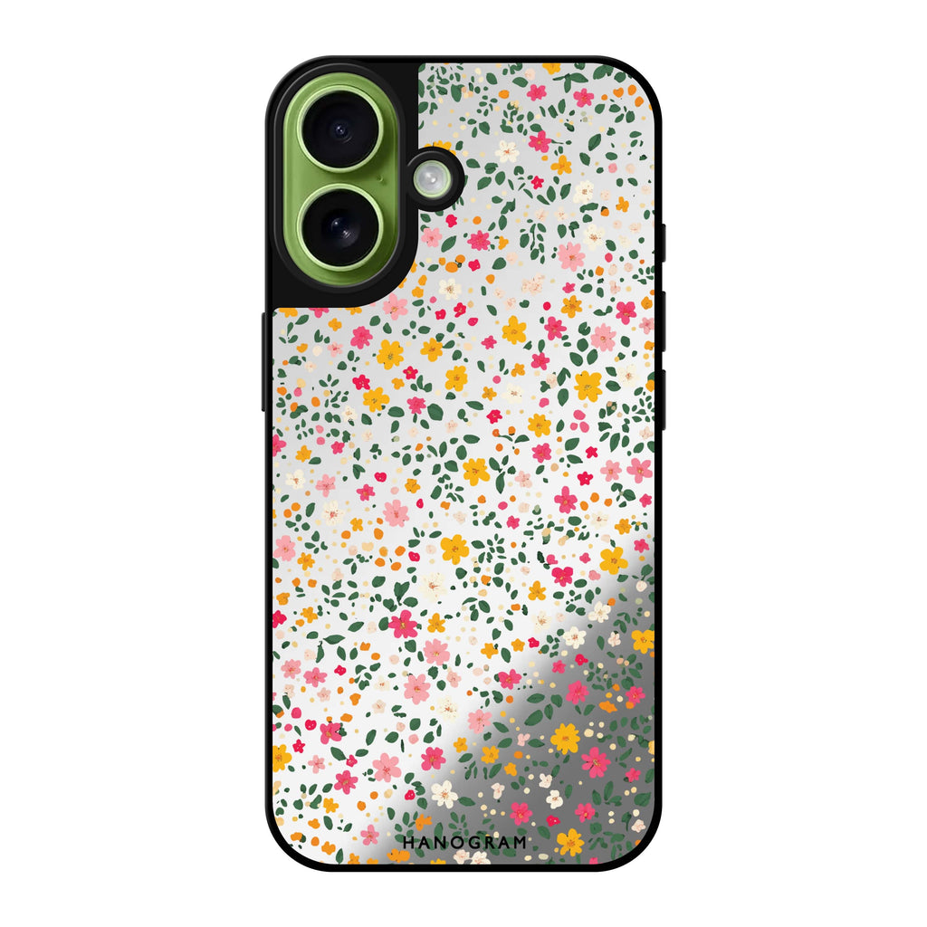 Reflective iPhone 16 Mirror Case –Petite Bloom iPhone Design