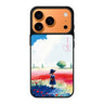 A Little Girl personalized name portrait cute iPhone 17 Pro Max mirror case