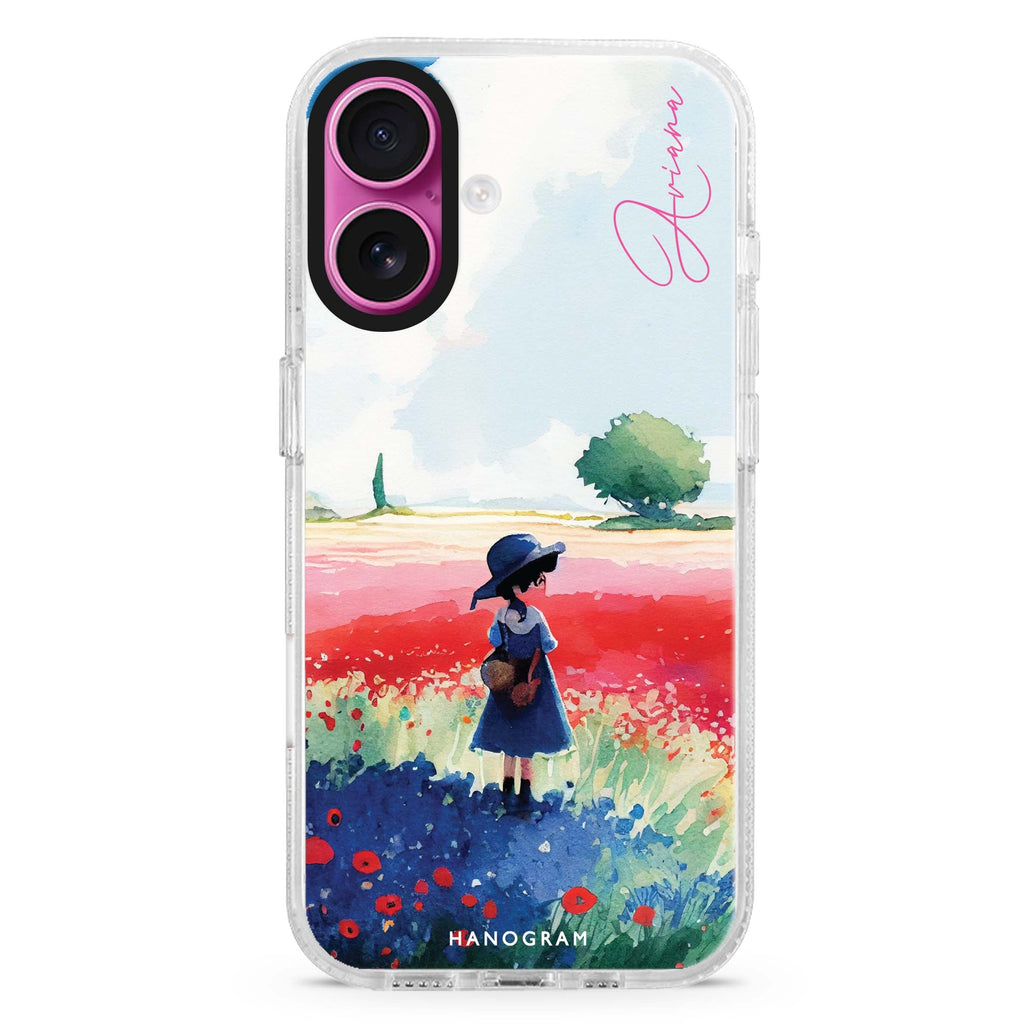 A Little Girl MagSafe Compatible iPhone 16 Ultra Clear Case - Personalized and Stylish Protection