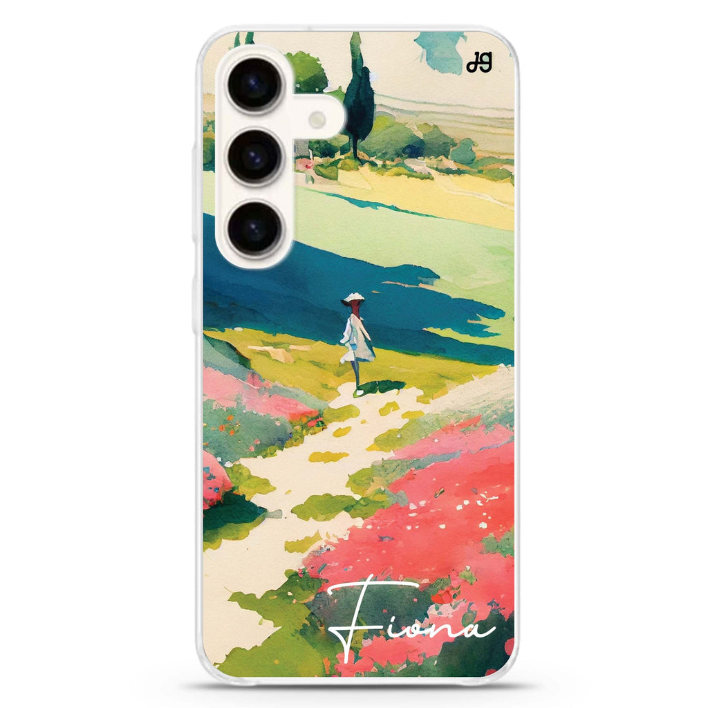 Abstract drawing Samsung Galaxy Ultra Clear Case