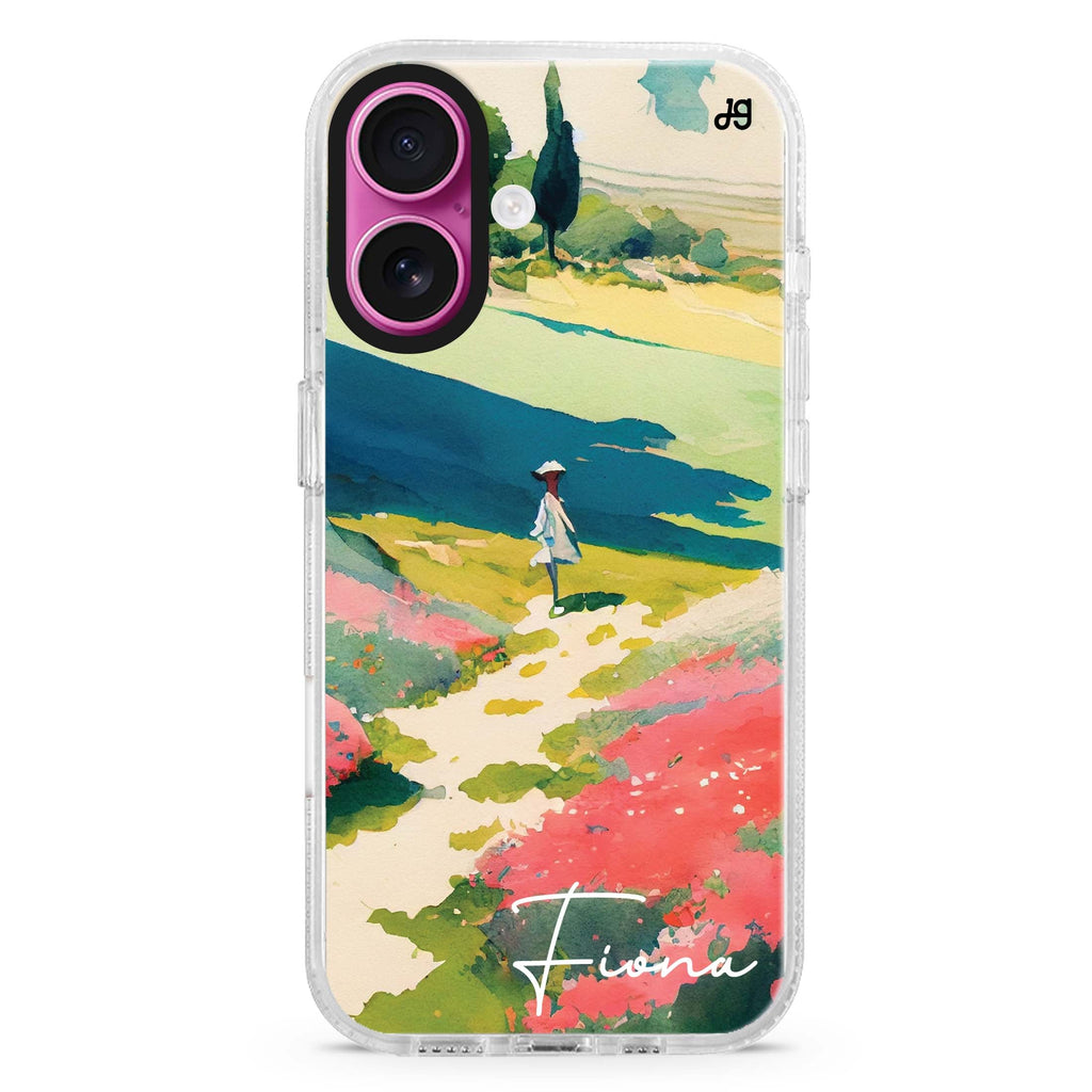 Abstract drawing MagSafe Compatible iPhone 16 Ultra Clear Case - Personalized and Stylish Protection