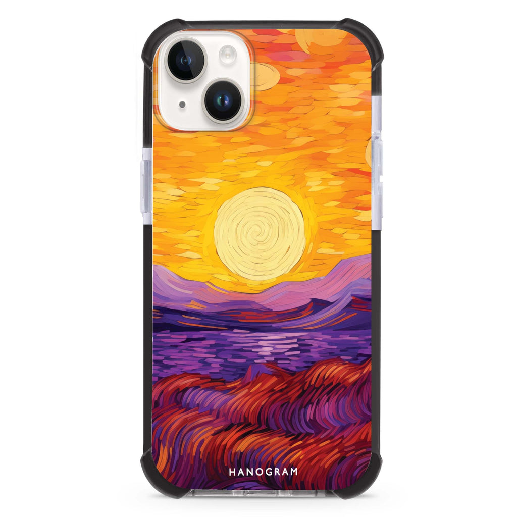 Horizon Flame iPhone 15 Plus MagSafe Compatible Ultra Shockproof Case