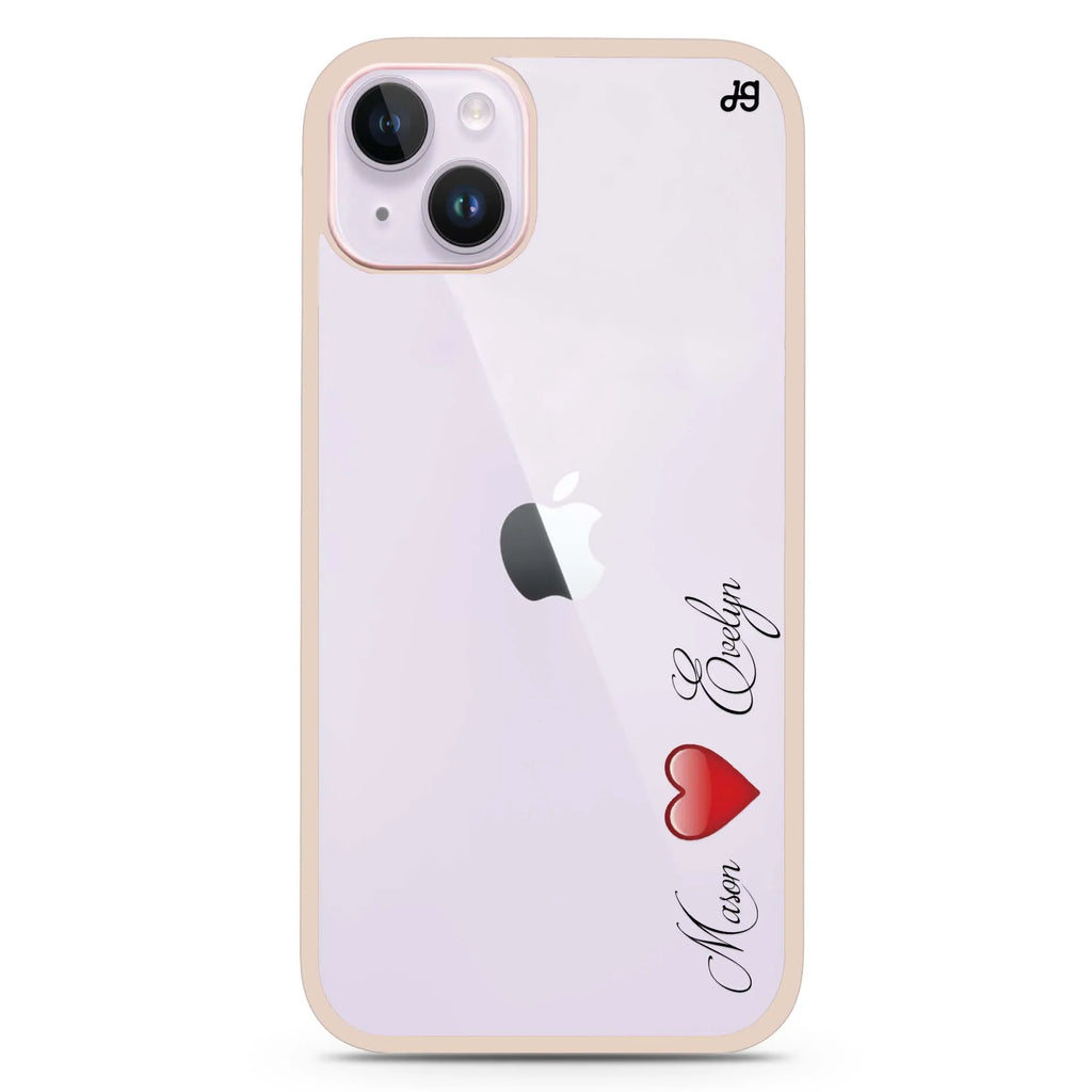 You & Me iPhone 15 Impact Guard Bumper Case