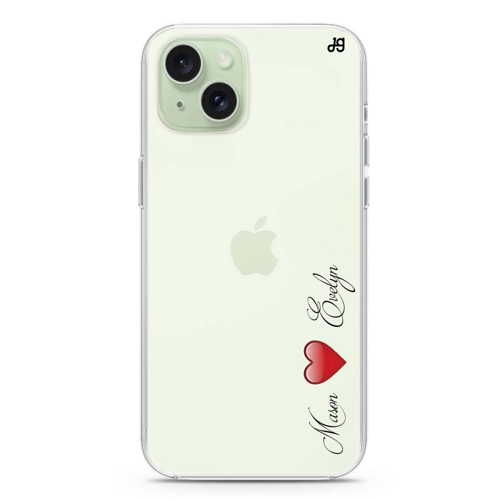You & Me iPhone Ultra Clear Case