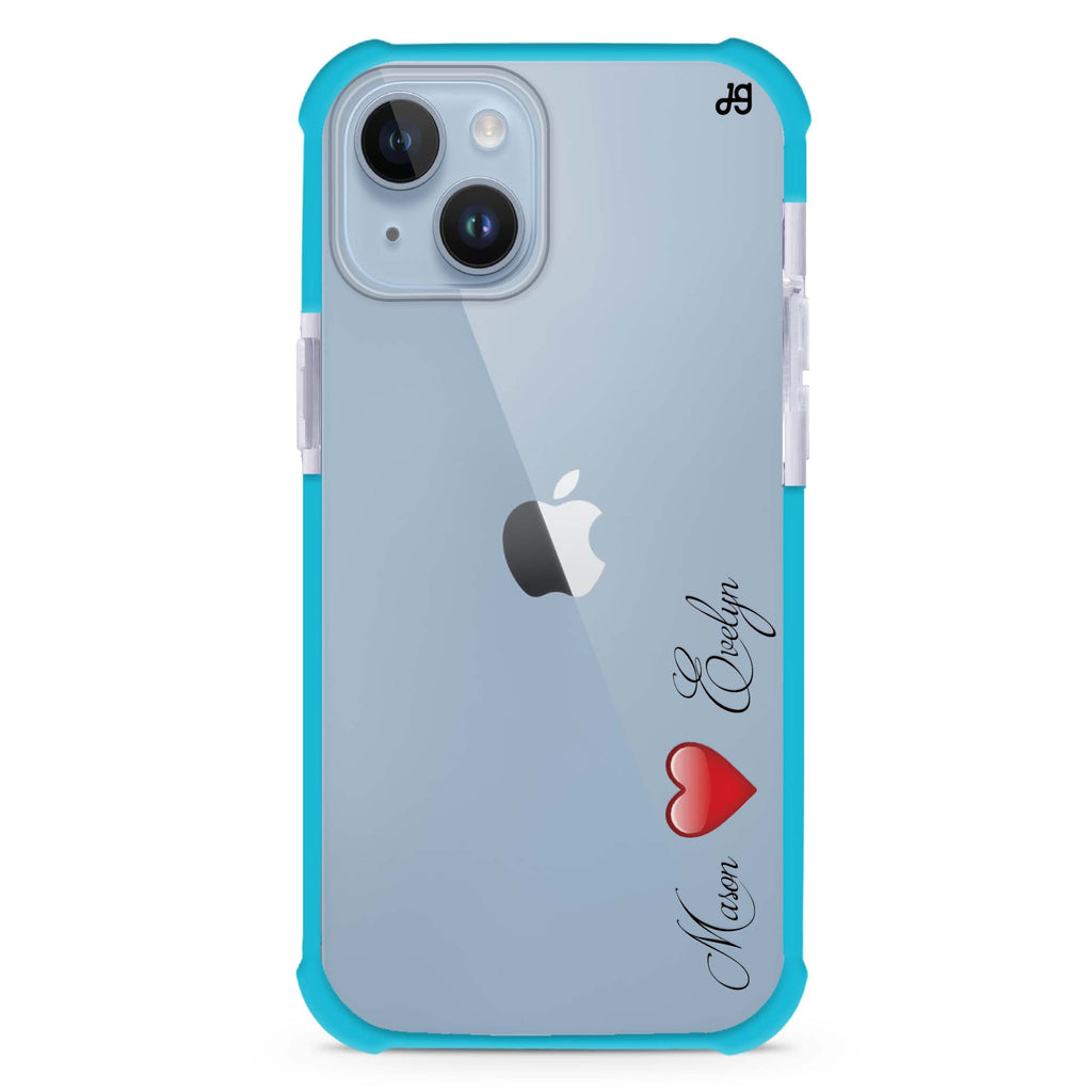 You & Me iPhone 15 Plus Ultra Shockproof Case