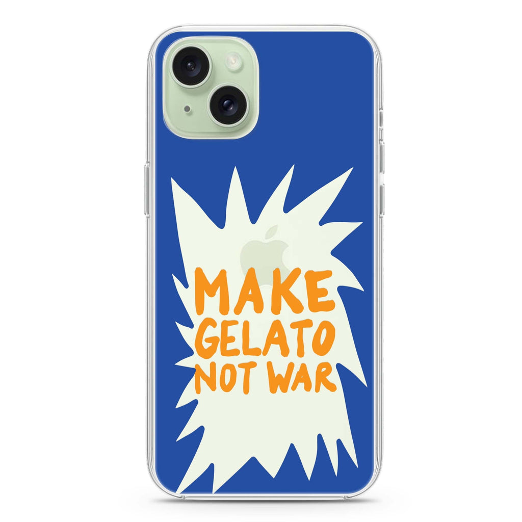 Make Gelato Not War iPhone Ultra Clear Case