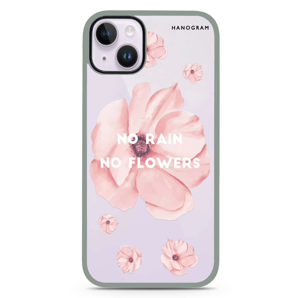 No rain No flowers iPhone 15 Impact Guard Bumper Case