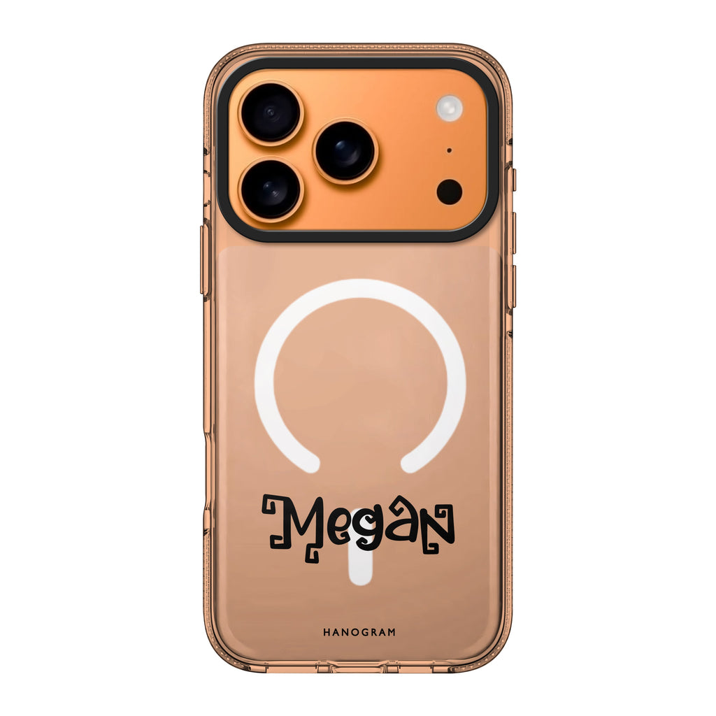 Boo-tiful Name personalized name Halloween typography spooky iPhone 17 Pro Max ultra clear case