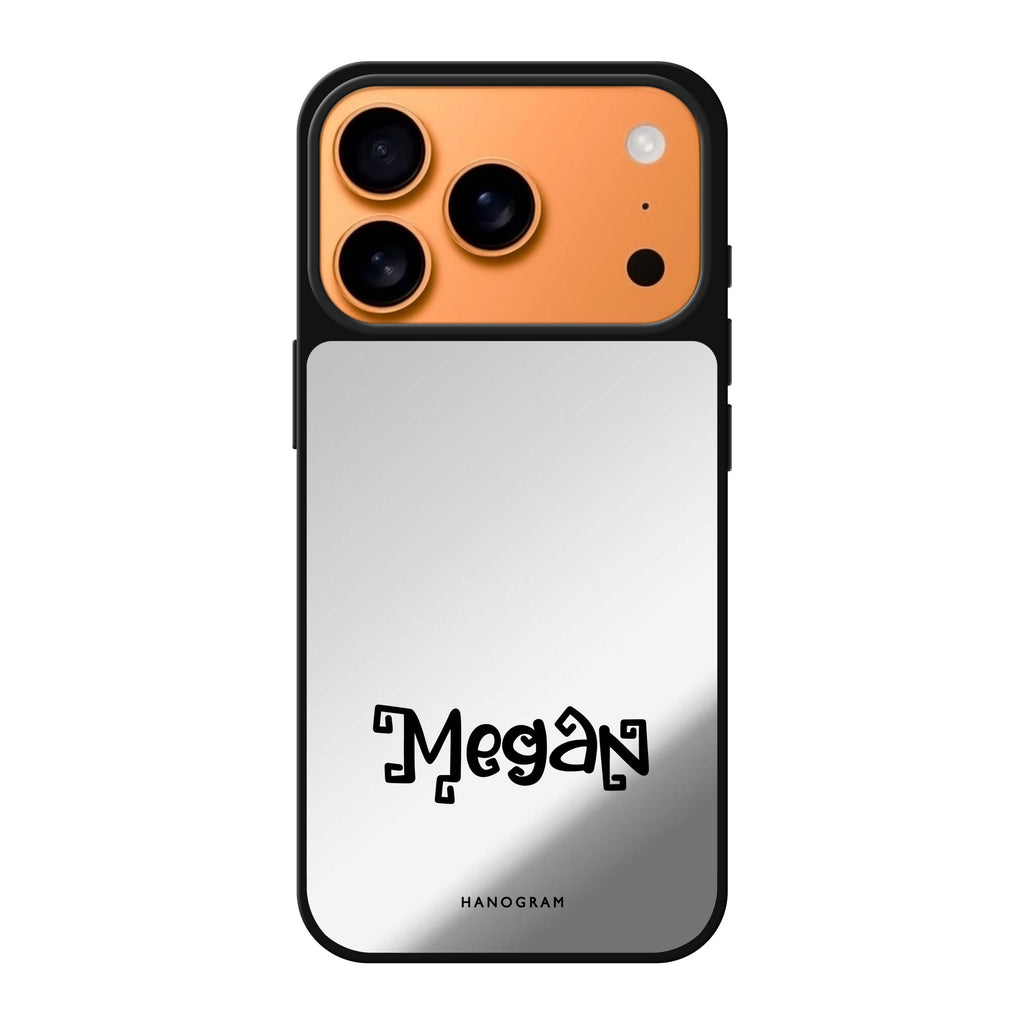 Boo-tiful Name personalized name halloween typography spooky iPhone 17 Pro Max mirror case