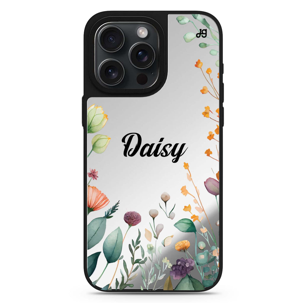 Beautiful Garden personalized name MagSafe mirror case for iPhone 16/15/14 Pro Max and Pro, main view