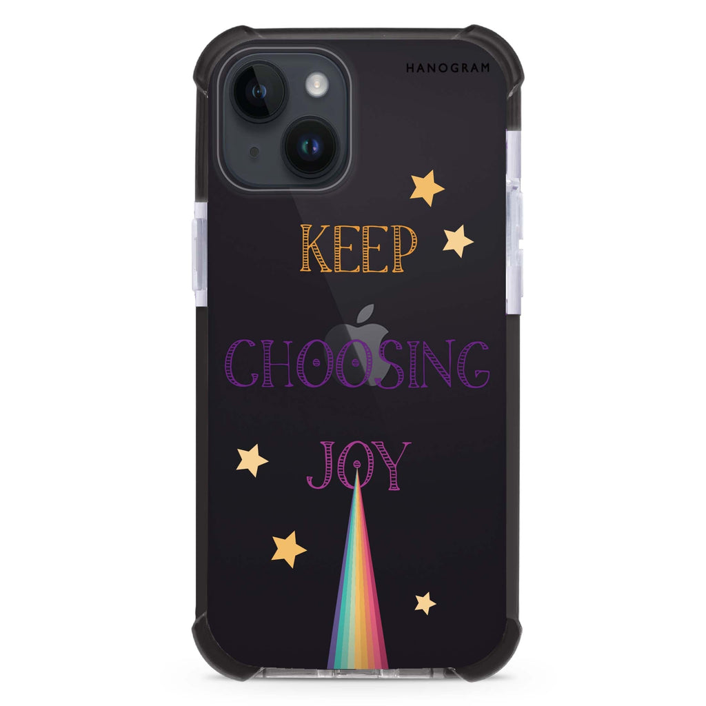 Keep choosing joy iPhone 15 Plus Ultra Shockproof Case