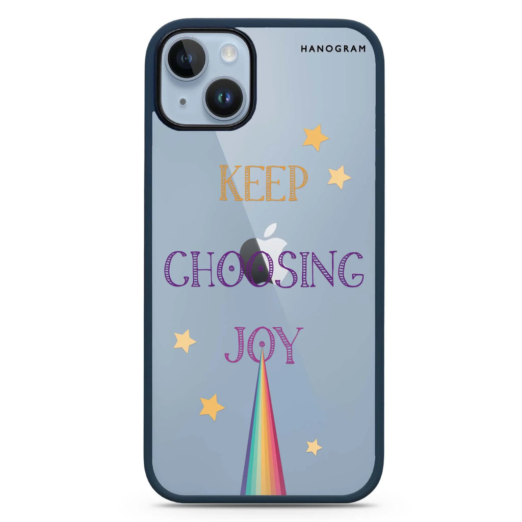 Keep choosing joy iPhone 15 Impact Guard Bumper Case