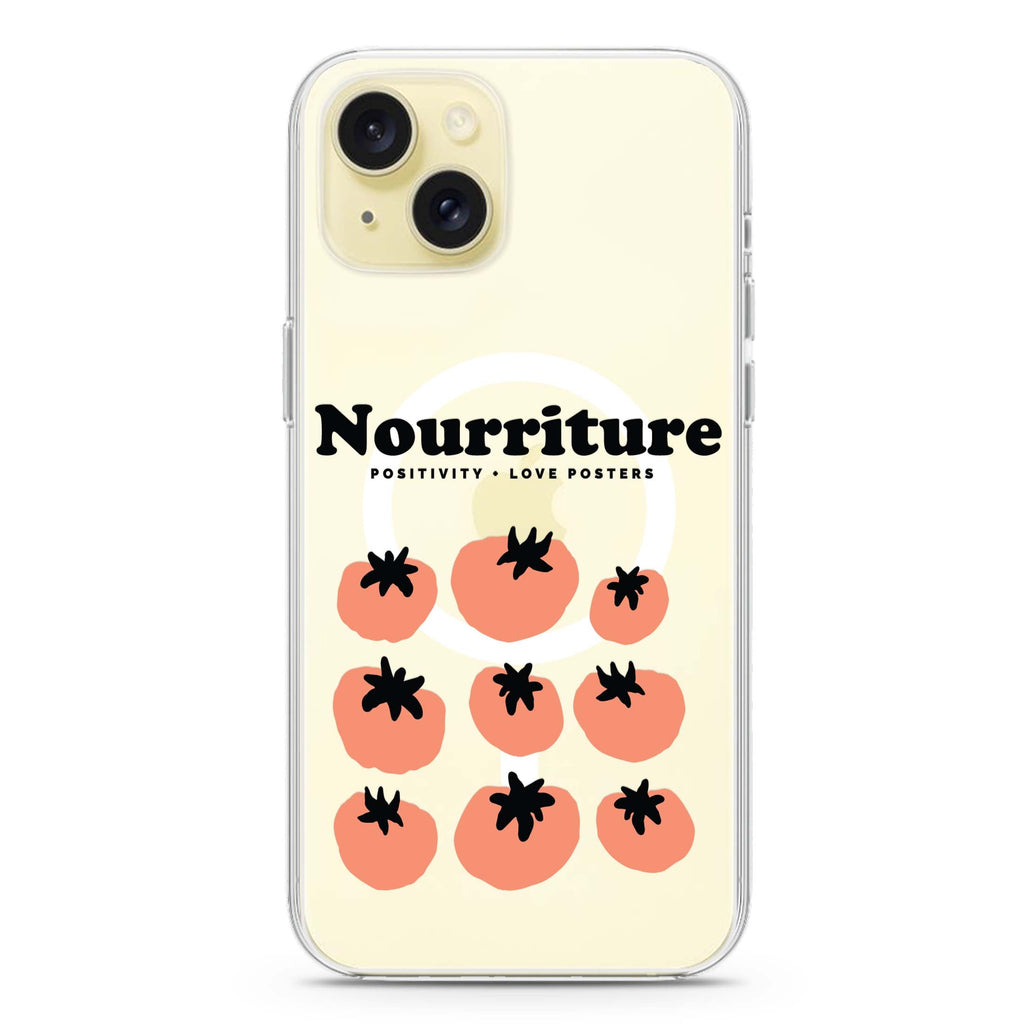 Nourriture iPhone 15 Plus MagSafe Compatible Ultra Clear Case