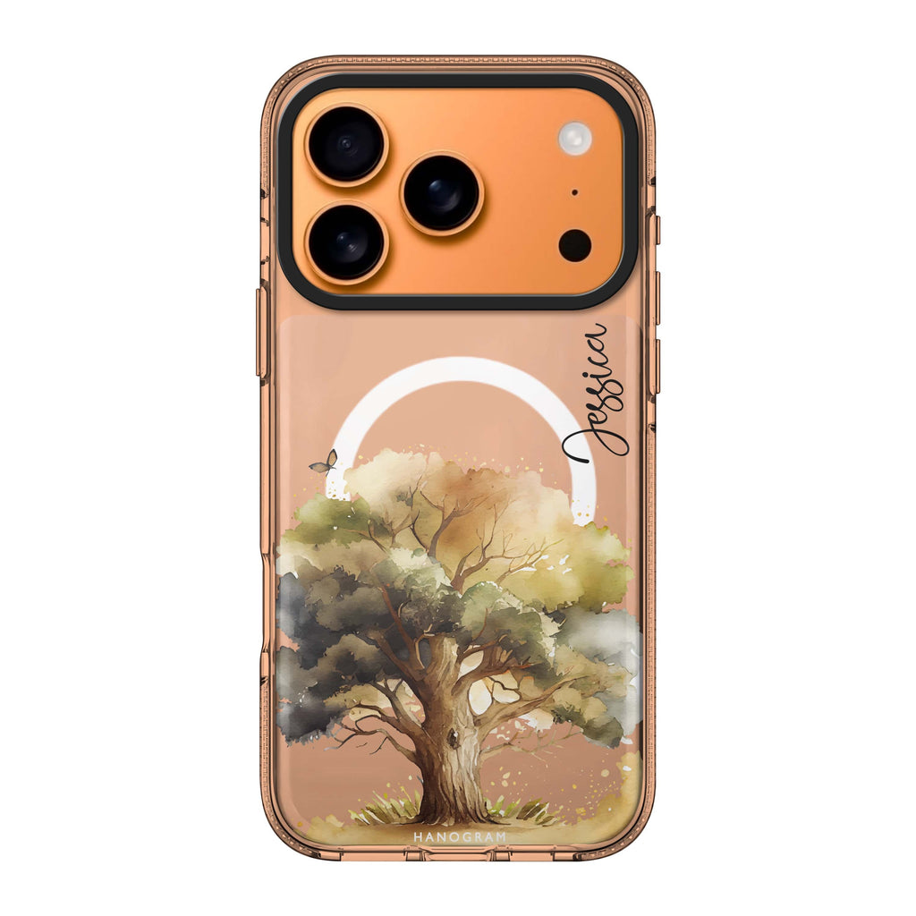 Tree personalized name tree nature iPhone 17 Pro Max ultra clear case