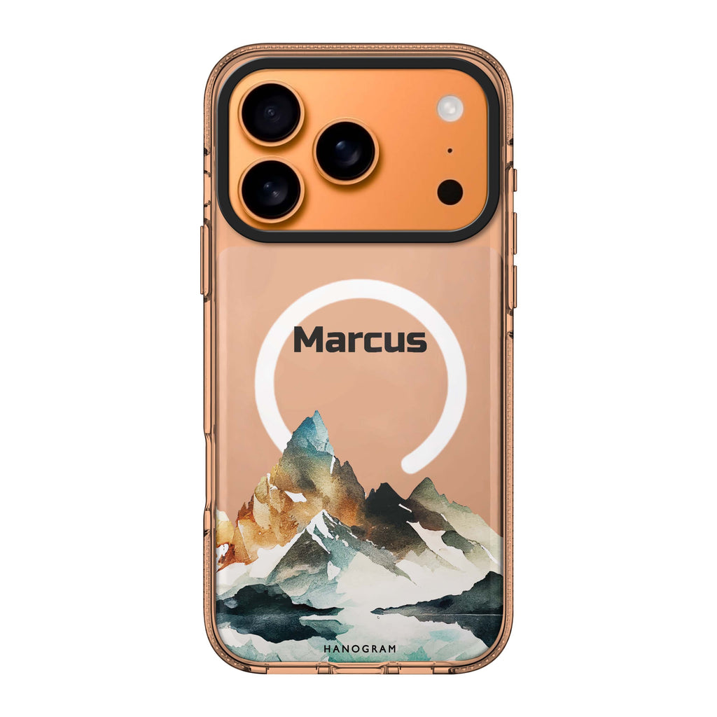 Hills personalized name nature iPhone 17 Pro Max ultra clear case