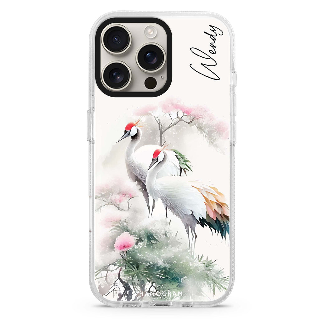 Pines & cranes iPhone 16 Pro & 16 Pro Max Case - Personalized and Stylish Protection
